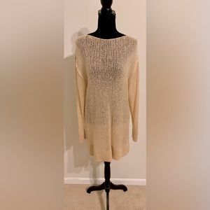 Sweater. Tan. Free people. Size M